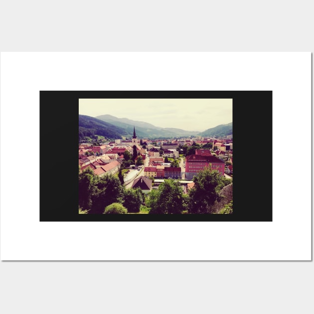 Bruck an der Mur from Schlossberg Wall Art by ephotocard